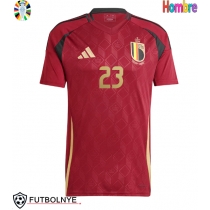 Camiseta Bélgica Arthur Vermeeren #23 Primera Equipación Eurocopa 2024 manga corta